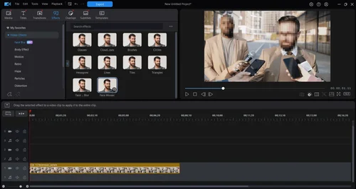 video to cartoon with PowerDirector software