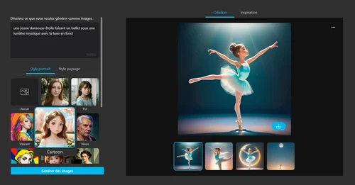 Créer un dessin ia avec generateur d'image