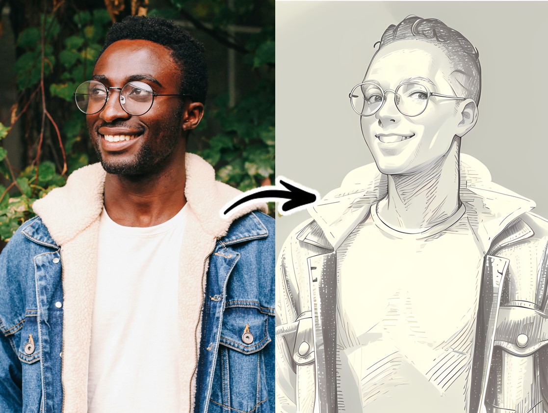 極簡主義似顏繪