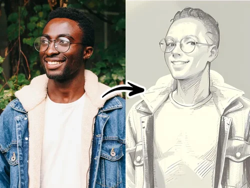 極簡主義似顏繪