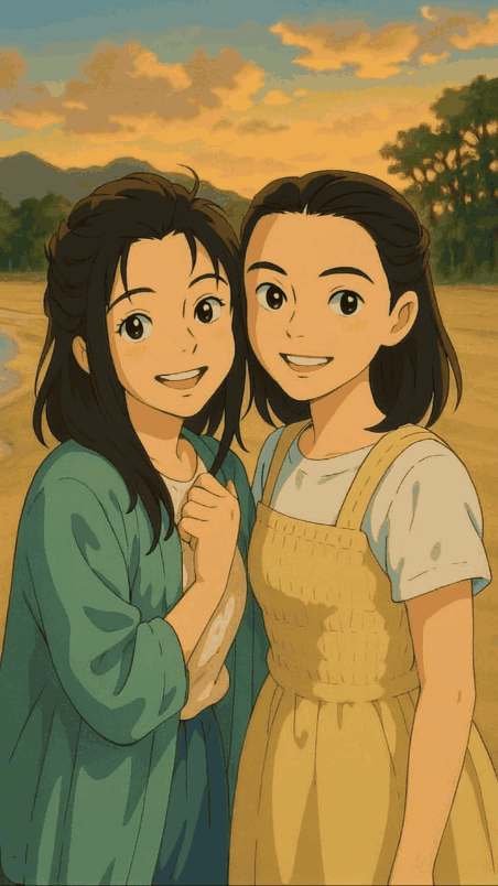 ジブリ風画像を動かす