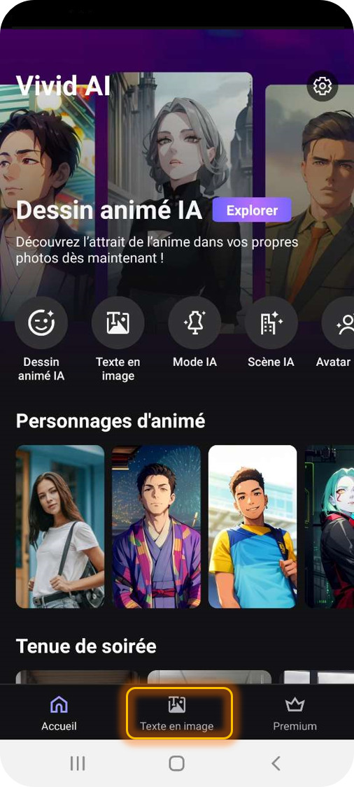 MyEdit App - Générer Fanart Animé sur mobile gratuitement - Tutoriel Etape 2