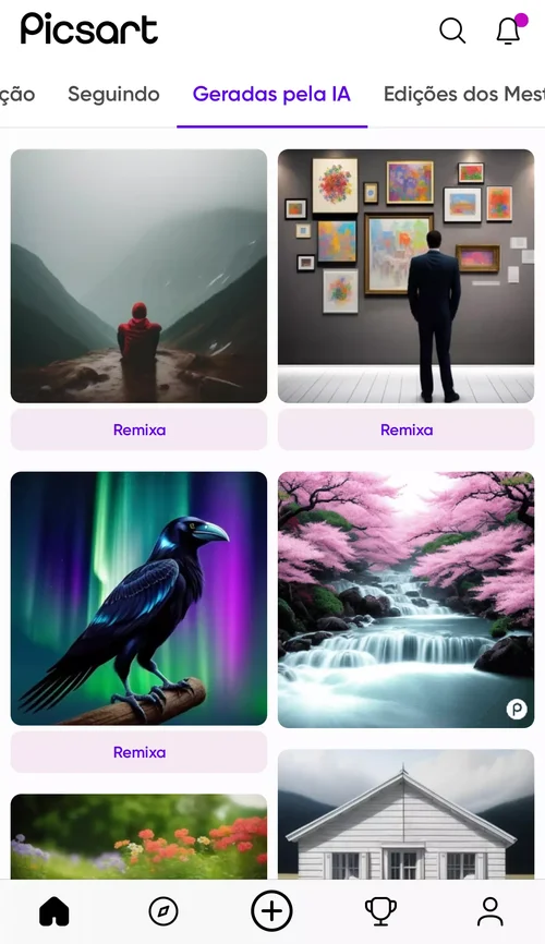Picsart - Generatore immagini AI a base di suggerimenti testuali