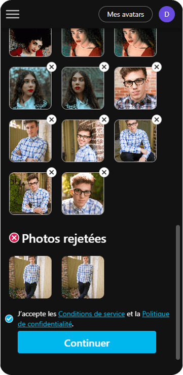 Faire un morphing de visages