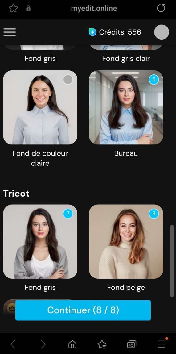Créer une photo LinkedIn pro avec MyEdit