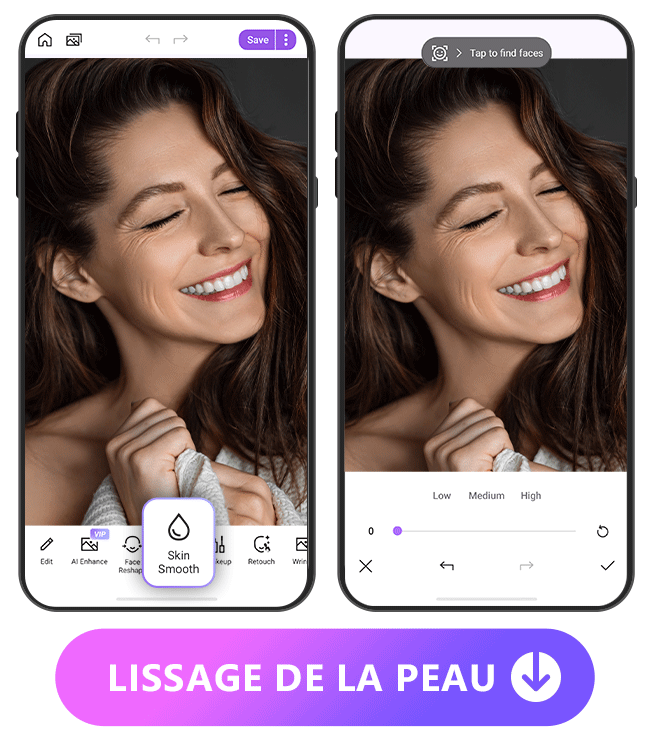 Vivid Glam - appli pour portrait de beauté