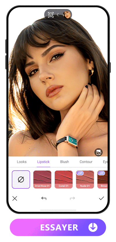 Vivid Glam - appli pour portrait de beauté