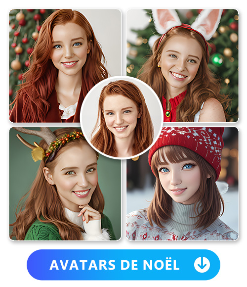 PhotoDirector - montage photo de noel