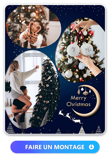 PhotoDirector - montage photo de noel