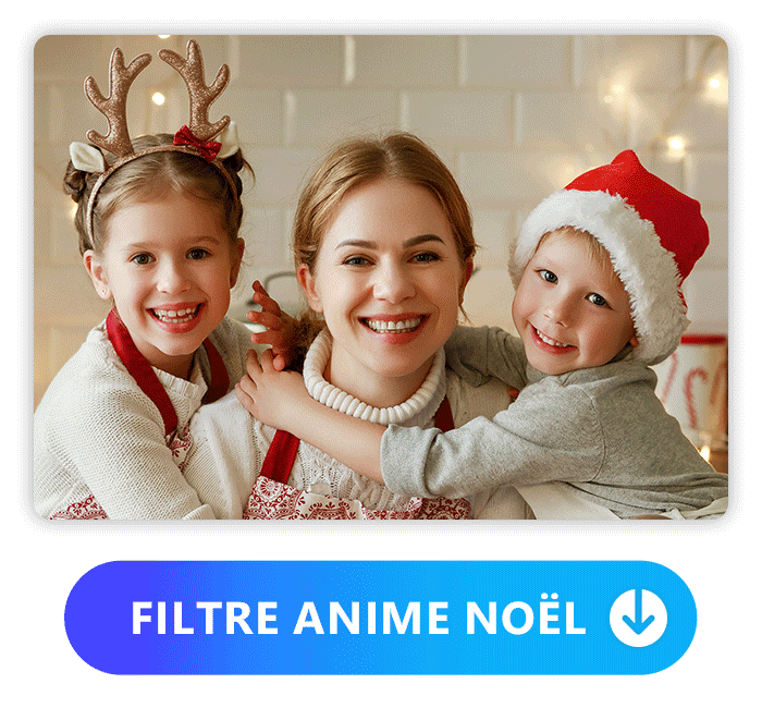 Vivid AI - montage photo de noel