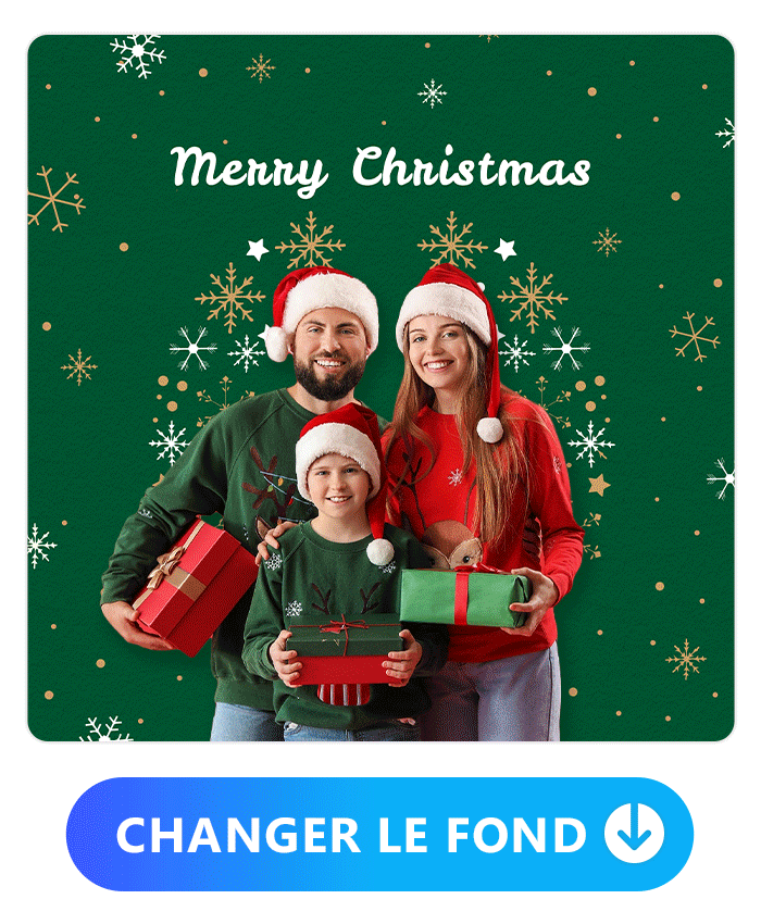 remplacement arriere-plan de noel