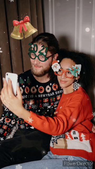 filtres noël powerdirector