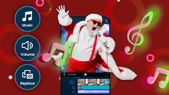 Add Royalty Free Christmas Music to Video with the Best Video App in 2025