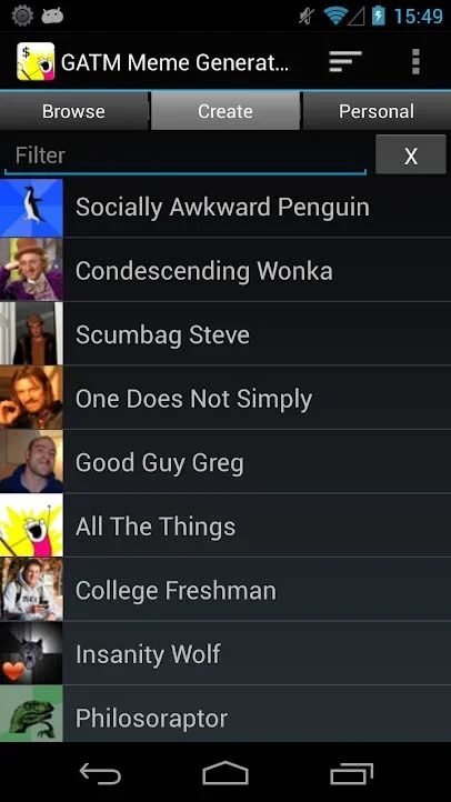 GATM Meme Generator app