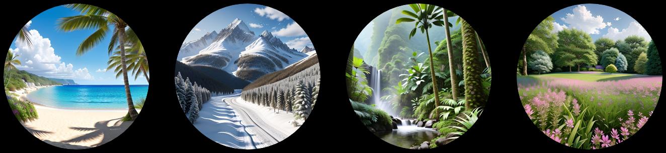 MyEdit App - Créer PP Discord Paysages