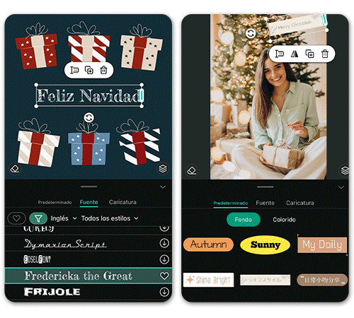 PhotoDirector - Poderoso editor de fotos para crear y editar fotos de Navidad
