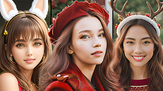 Try On 10 Best Women's Christmas Outfit Ideas in 2025 with MyEdit App