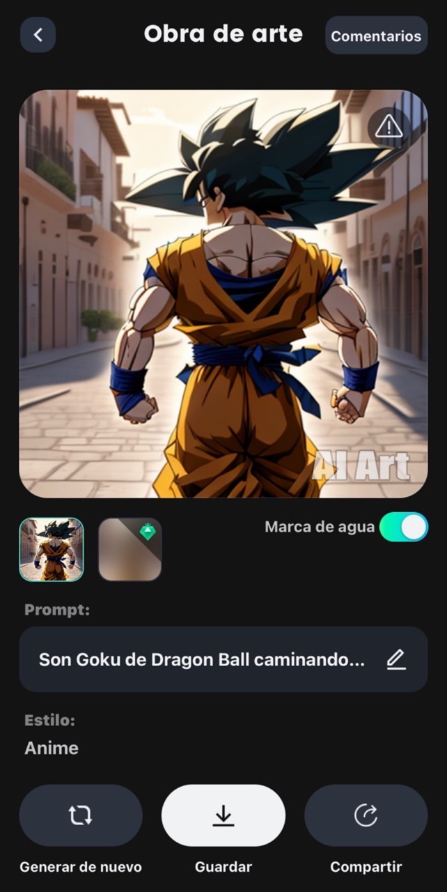 AI Art Generator - aplicación para crear fanart anime de diferentes dimensiones