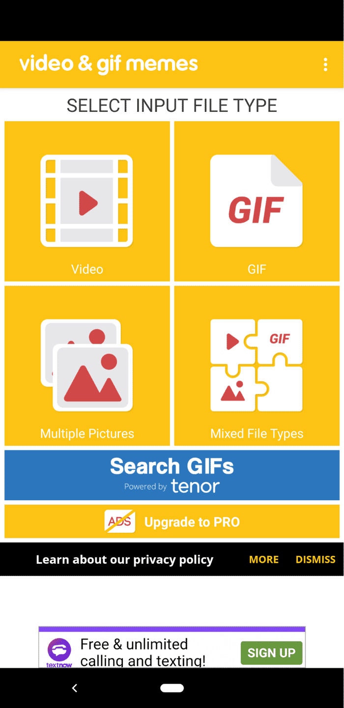 Video & GIF Memes app