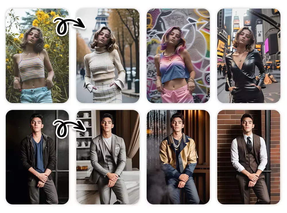 Cómo cambiar de ropa de forma virtual