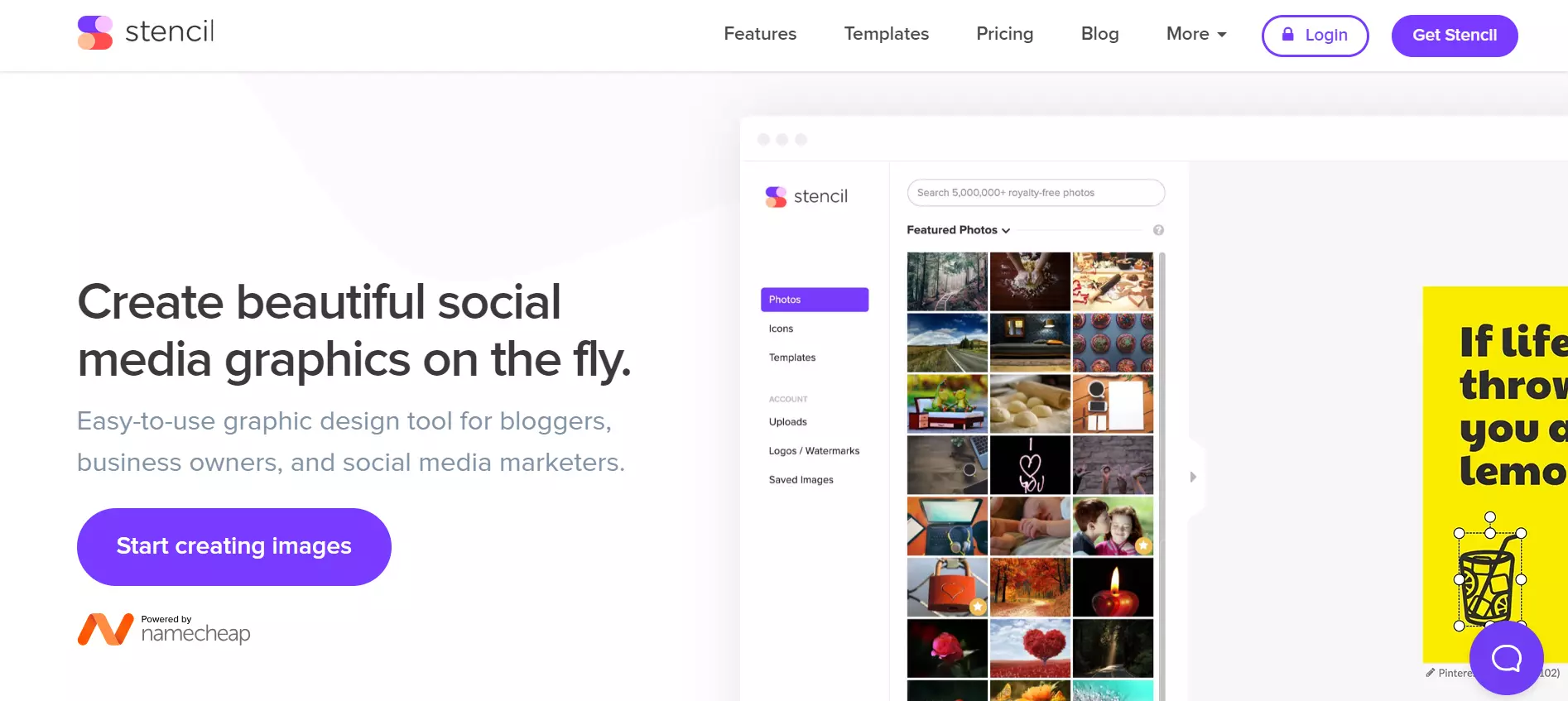 Stencil - La mejor alternativa a Canva para blogueros y creadores de contenido