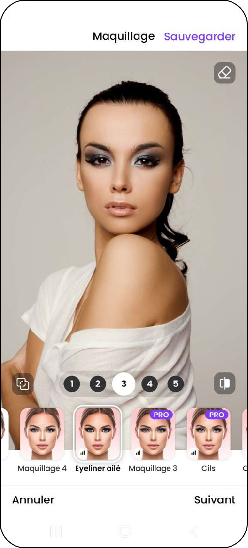 FaceApp - 3eme meilleure application de maquillage virtuel