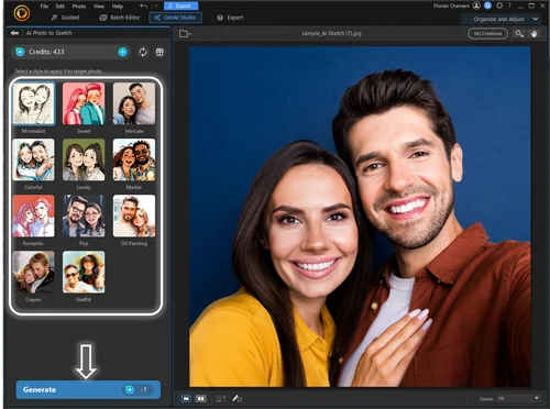 Turn photo into sketch - PC Step 3