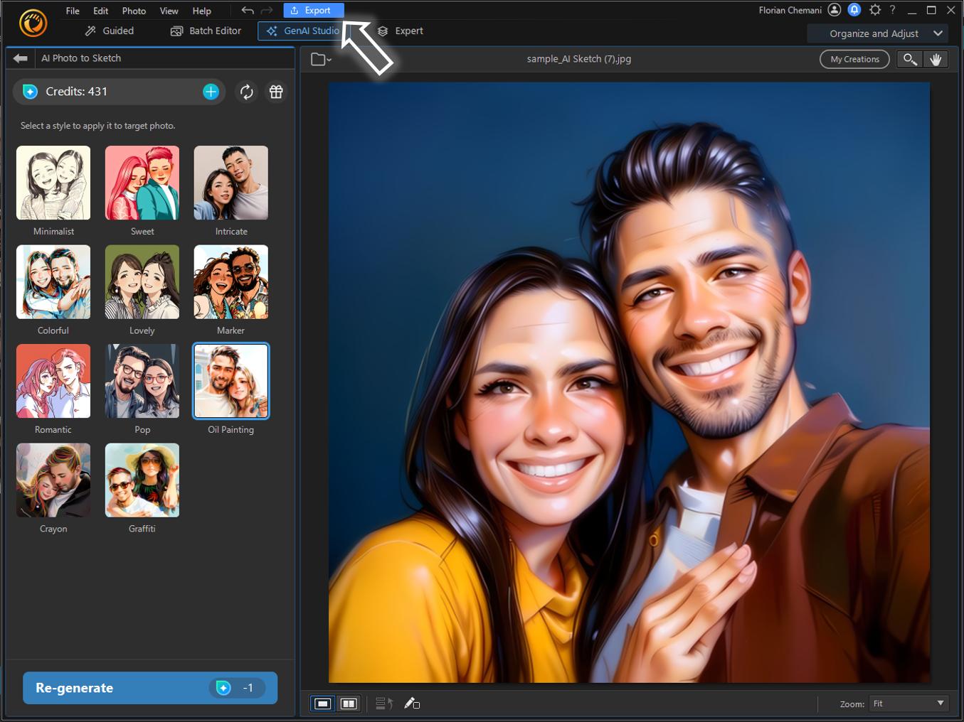 Turn photo into sketch - PC Step 4