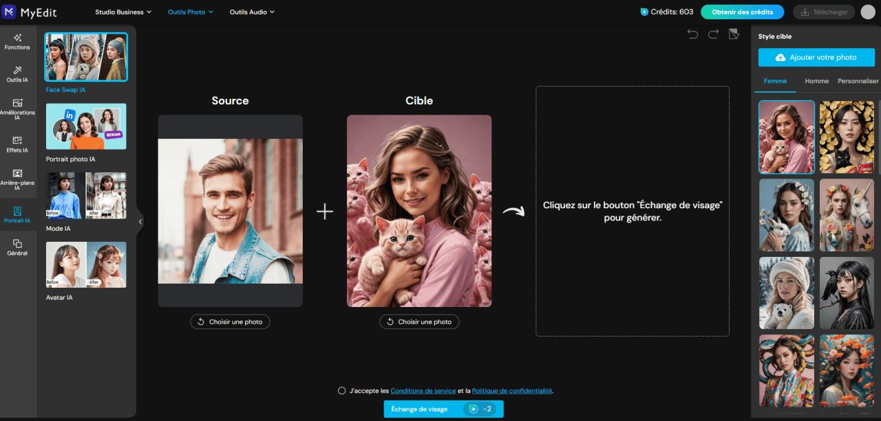 transformer homme en femme