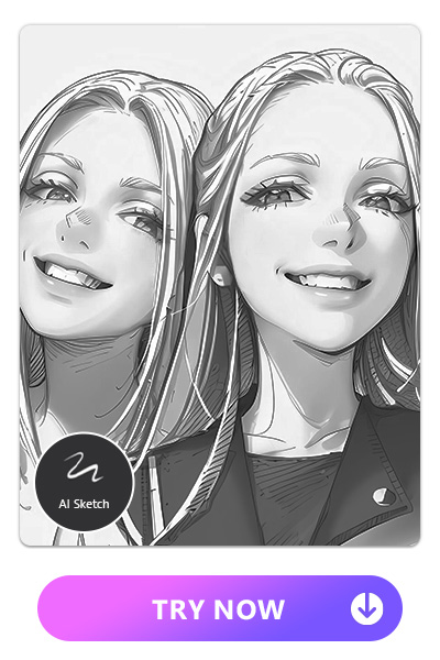 turn photo to sketch with Vivid AI's AI Sketch Feature