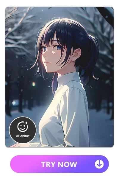 turn photo to Anime style with Vivid AI's AI Anime Feature