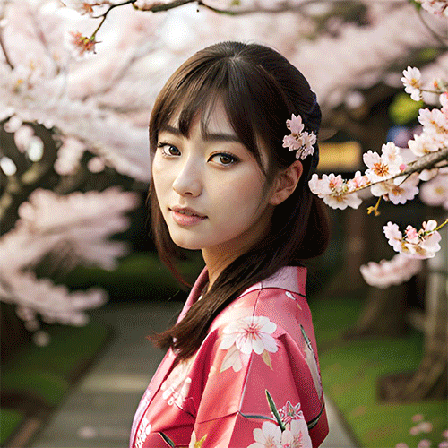 MyEdit アプリ 美女プロンプト例2