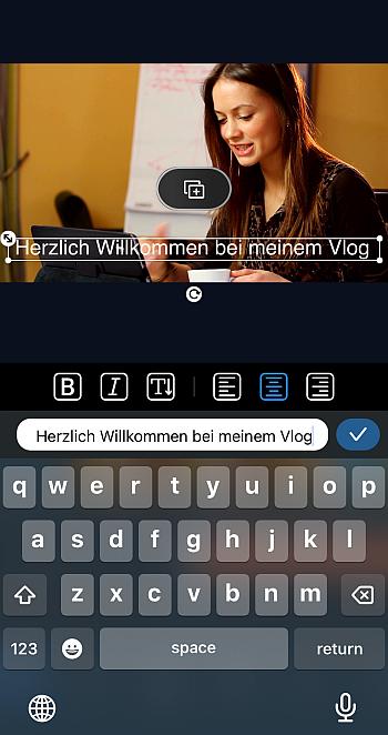 Text für KI Stimme eingeben