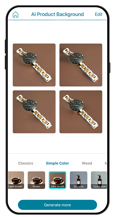 Promeo - Design-App für Produktfotos