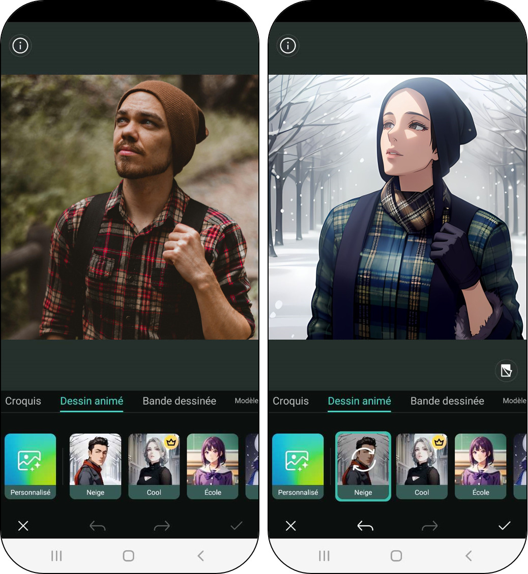 Filtre Animé pour Instagram