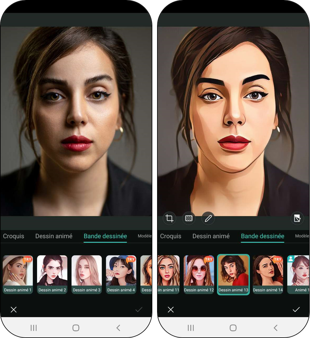 Filtre Cartoon pour Instagram