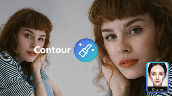 How To Contour Face and Nose on Photos with the Best Contour Makeup App