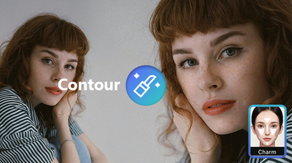 How To Contour Face and Nose on Photos with the Best Contour Makeup App
