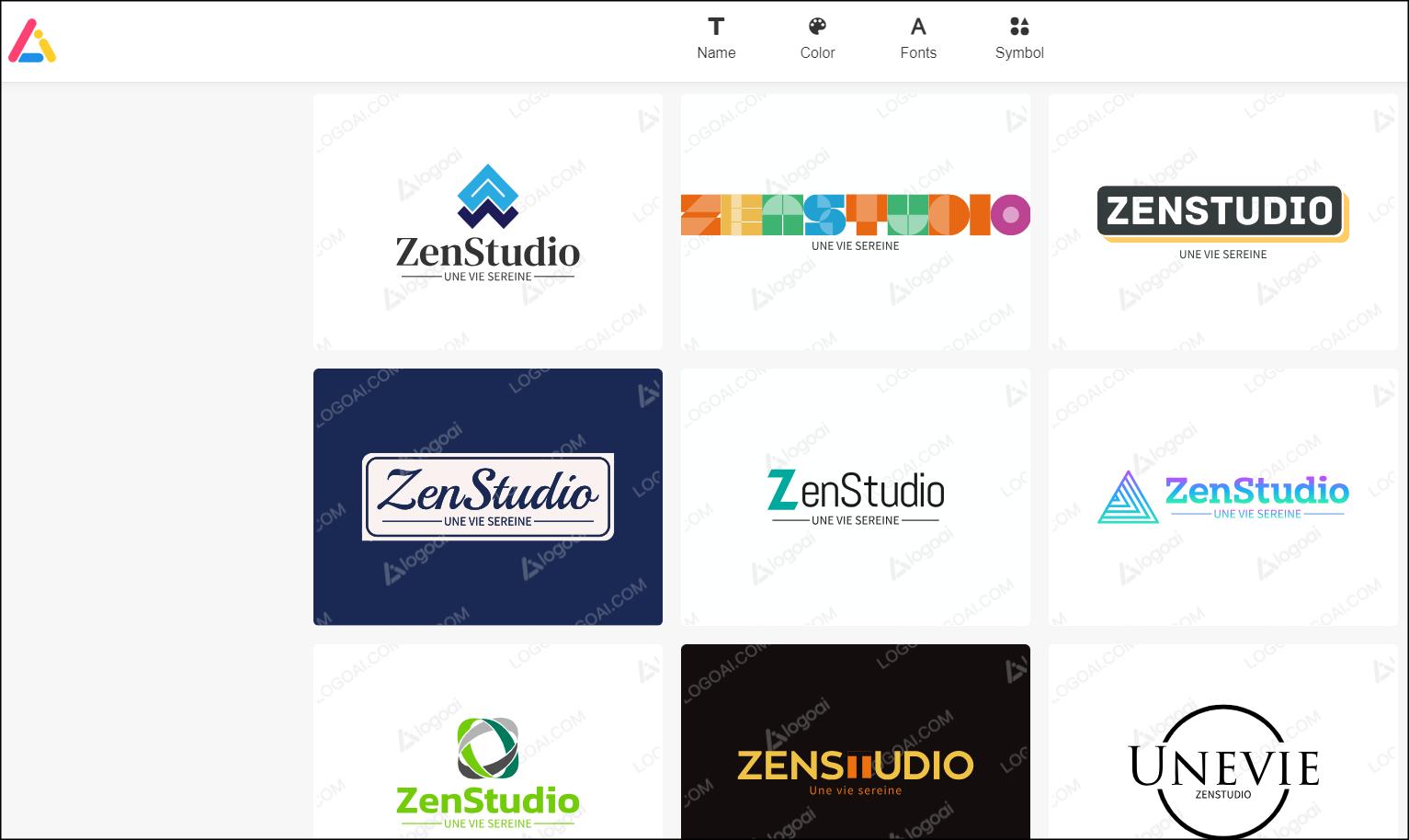LogoAI - 9 Meilleur logiciel IA pour créer des logos rapidement