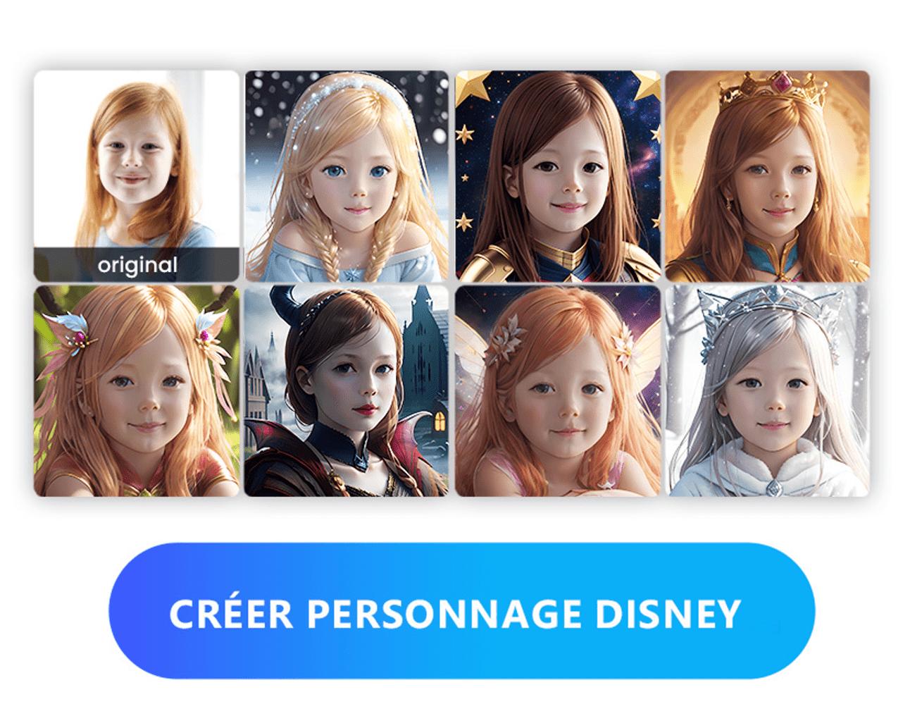 MyEdit - Meilleur générateur de personnage Disney en ligne