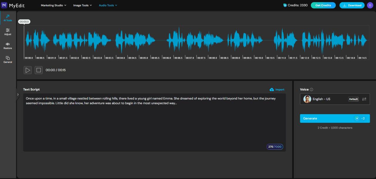 How to Generate Voiceovers Online with AI