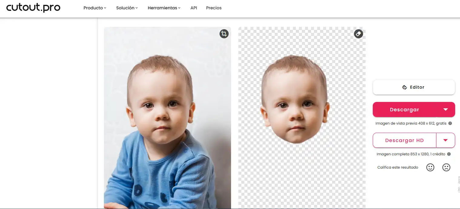 Cutout.pro Screenshot