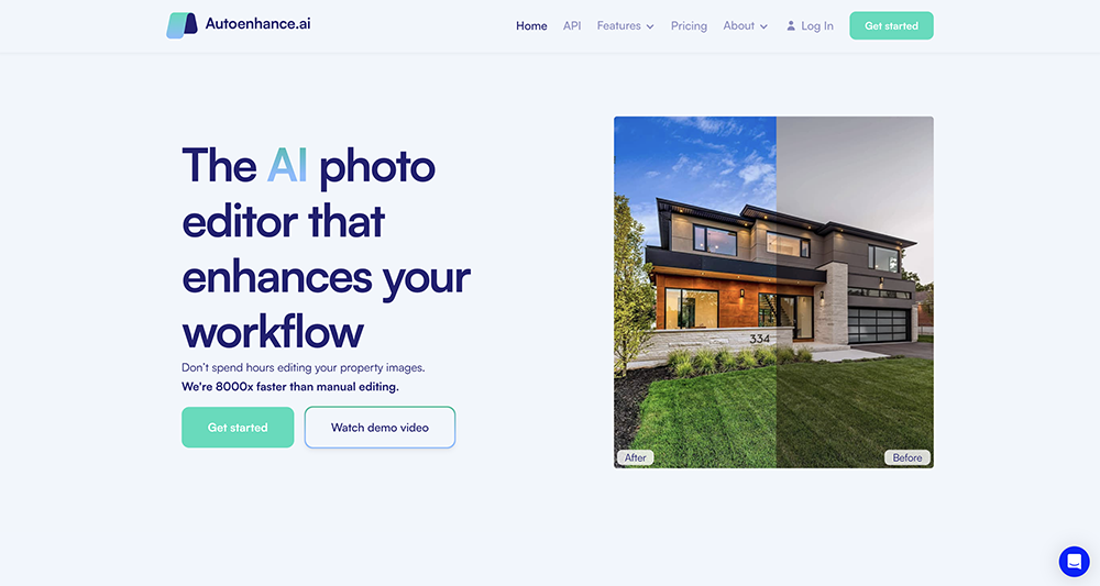 autoenhance.ai Interface