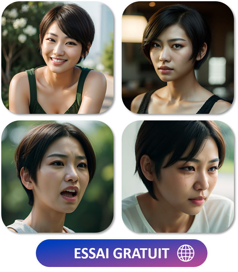 MyEdit - Meilleur générateur de visage IA avec émotions humaines