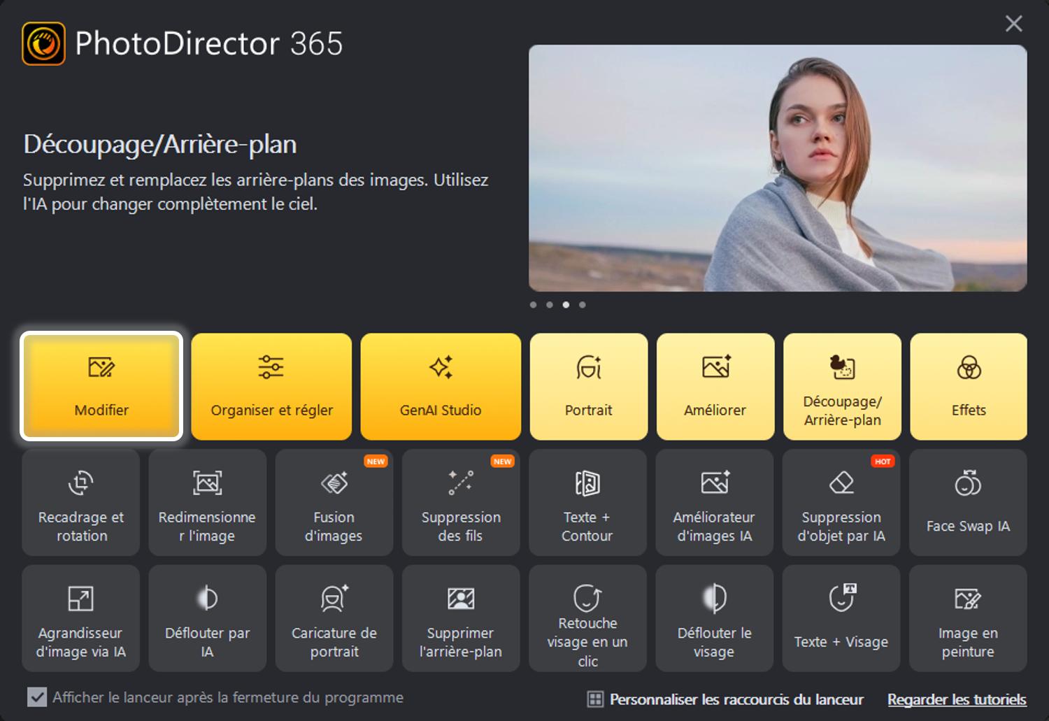 Enlever un reflet sur photo avec un logiciel - Etape 1