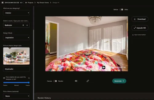 Dreamhouse AI UI