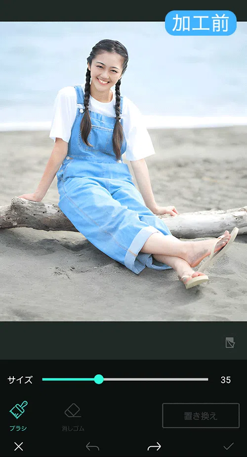 PhotoDirector 入れ替え例