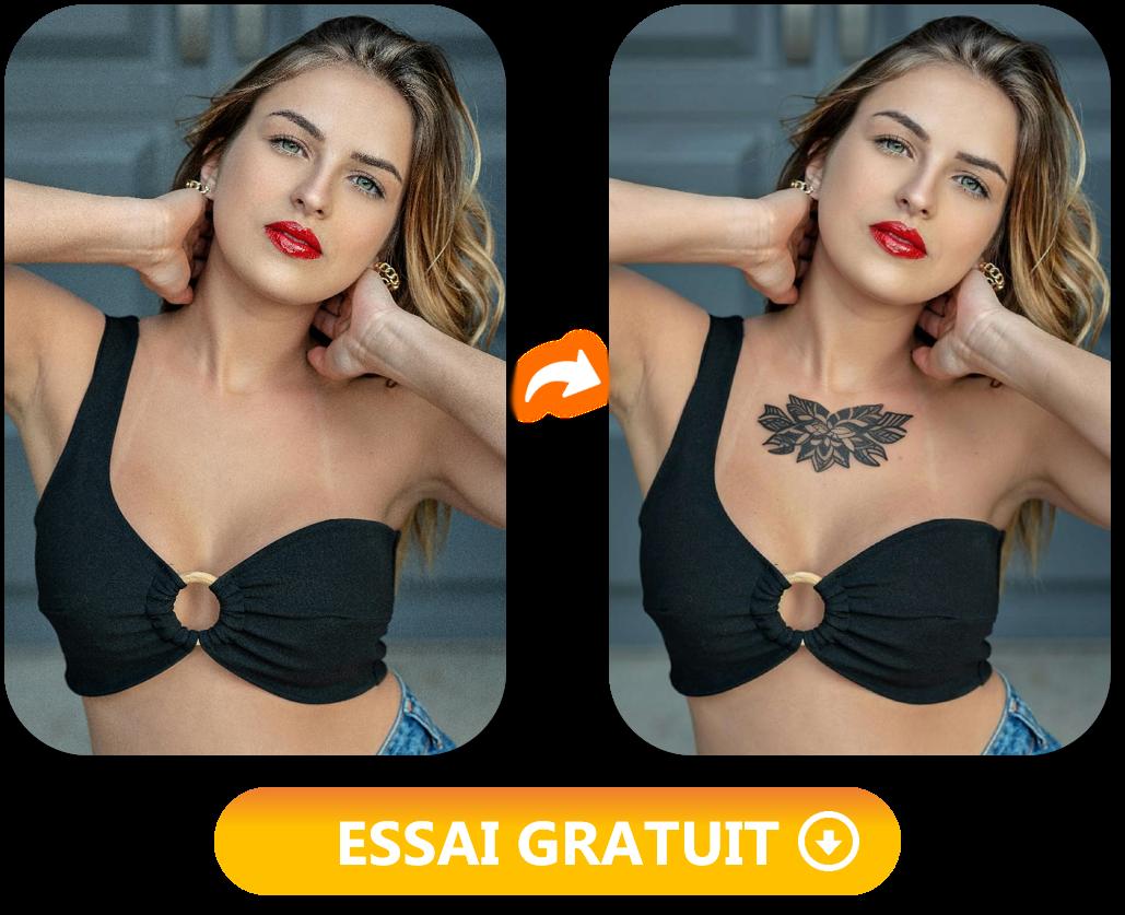 PhotoDirector - Utilisation du remplissage génératif