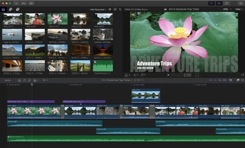 Final Cut Pro Oberfläche