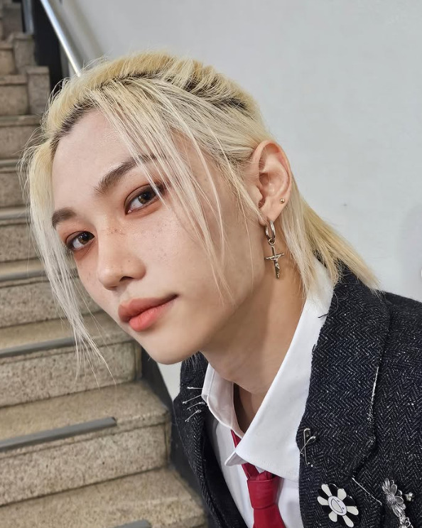 男生中長髮推薦：半綁頭髮